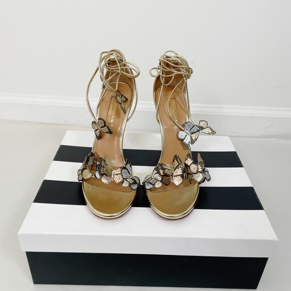 Aquazzura Shoes Aquazzura Papillon Butterfly Lace Up Heel Poshmark